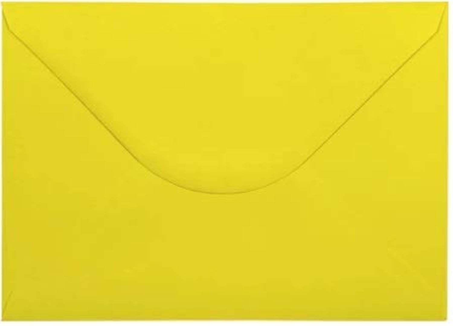 C5 Coloured envelopes for A5 Greeting Cards Christmas Cards Wedding Invitation Crafts 162x229mm- Pack of 12 envelopes (Daffodil Yellow)