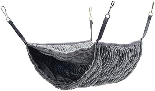 YZONG Thick Warm Cat Hammock, Cat Hammock for Cage, Washable, Suitable for Small Pets Such as Puppies, Kittens, Bunny