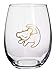 Disney Classics Collectible Stemmless Wine Glass Sets - 16 Ounces - Set of 2 (Lion King)