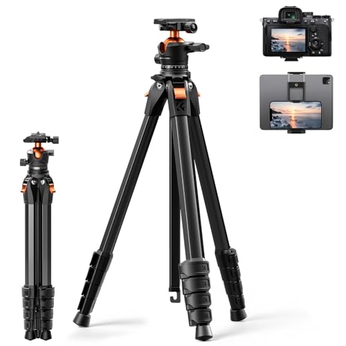 K&f CONCEPT 63" Aluminum Travel Tripod