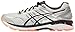 ASICS Men's Gt-2000 5 Running Shoe, Silver/Black/Hot Orange, 9 M US