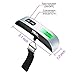 HotLife Digital Hanging Scale with Backlit for Luggage and Portable Scale for Travel, Suitcase Weight Scale with Rubber Paint, Auto-Off Function, 110 Pounds Maximum, Battery Included