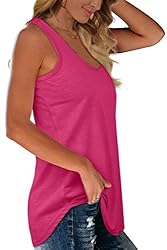 Racerback Tank Tops for Women Loose Fit Womens Tops