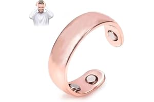 TACBSP Auvulis Migraine Rings for Women Men Anti Snoring Ring Lymphatic Therapy Ring Auvulis Vitality Migraine Rings Adjustable Fatigue Relief Rings
