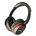 WIZO Active Noise Cancelling Bluetooth Headphones, HiFi Sound, Over-Ear, Wireless Headphones With Microphone-feature, and Lightweight Headset Design, Red&Black