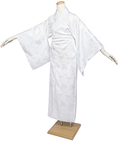 KYOETSU Women's Japanese Kimono Underwear Nagajuban Washable White/Pink