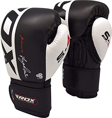 image for RDX Boxing Gloves Training Sparring Punching Glove Cow Hide Leather Mu