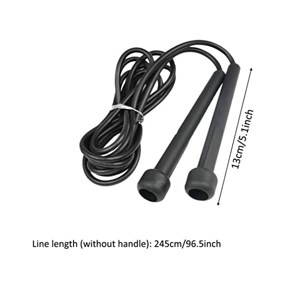 Skipping-Rope-Adult-Fitness-for-Men-Women-Speed-Jumping-Rope-Comfortable-Handle-For-Fat-Loss-Burning-Exercise-Best-For-Home-Gym-Workout-Equipment-BlackBlack Skipping Rope Smart Speed Jump Rope for Adult Fitness Exercise Lightweight Adjustable Home Gym Workout Equipment Jumping…