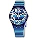 Swatch Unisex GN237 Blue Plastic Watch