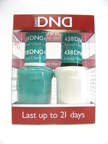 DND Gel & Matching Polish Set #438 - Island Oasis. Buy 5 any colors get 1 Diamond super fast drying top coat 0.5 oz Free by DND Gel