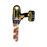 Drill Kwikset KW1 House Key