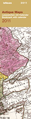 2011 Antique Maps Bookmark Calendar