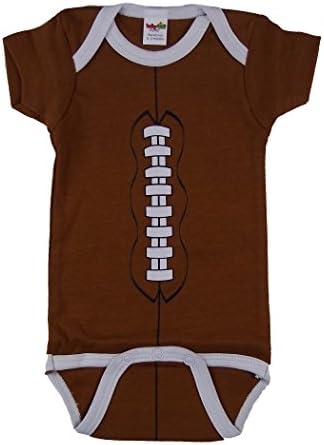 Babyball Clothing Unisex Baby Football Short Sleeve Creeper Small - 3-6 Months