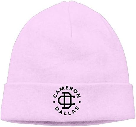 Caromn Cameron Dallas Logo Beanies Skull Ski Cap Hat Pink