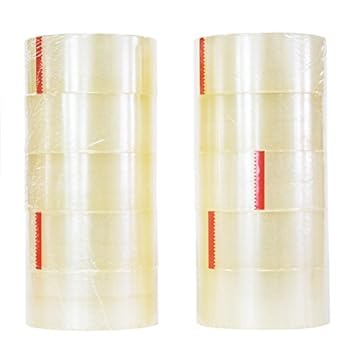 【クリックで詳細表示】OPP粘着テープ 梱包用 幅48mm＆times；長さ100m 10巻セット