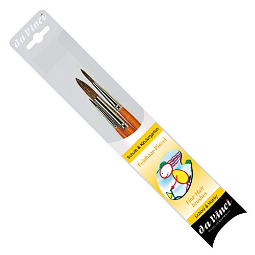 Da Vinci 4205 Series Fine Hair Brush Set, Bristle, Yellow/Black, 30 x 30 x 30 cm — image 1