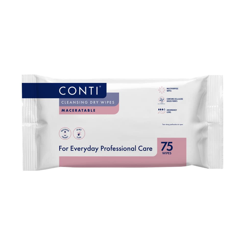 Conti Washcloth Large Patient Cleansing Wipes Overall Body (3 Packs of 75)