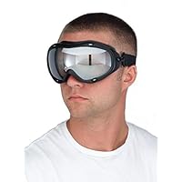 Galeton 9200580 Ranger Safety Goggles with Vented Frame, Fit Over Most Prescription Glasses, Clear