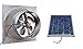 Solar Powered Attic Fan - 32 Watt Gable Exhaust Vent - Natural Light