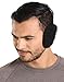 Womens Ear Muffs - Winter Ear Warmers/Covers - Behind The Head Style Cable Knit Fleece Earmuffs