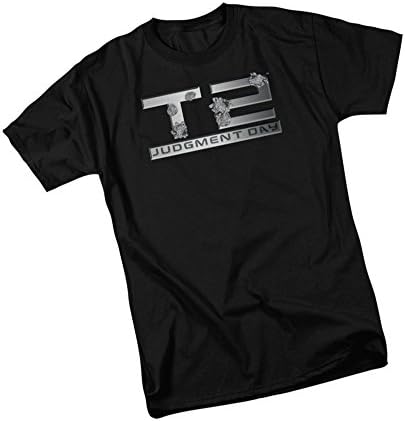 Movie Logo Gunshot -- Terminator II Adult T-Shirt, Large