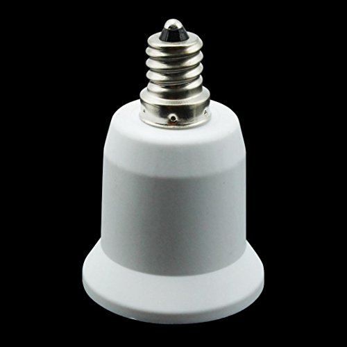 CreazyÂ® E12 to E27 Base Socket Light Bulb Lamp Holder Adapter Plug Converter