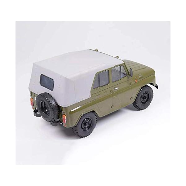 XHH Panzermodell Militärisches Panzermodell, UAZ-469 Offroad-Fahrzeug im Maßstab 1:43, UDSSR-Legierungsmodell, Spielzeug… – Bild 5