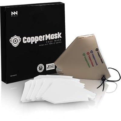 Copper Infused Mask with 10pcs Non-Woven Fabric Filter - 1Box can be used for 30 days