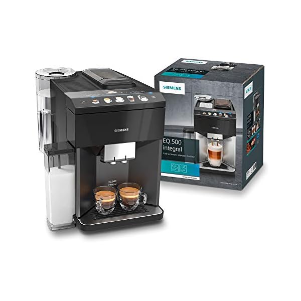 Siemens Kaffeevollautomat EQ.500 integral TQ505D09, viele Kaffeespezialitäten, Milchaufschäumer, integr. Milchbehälter… – Bild 3