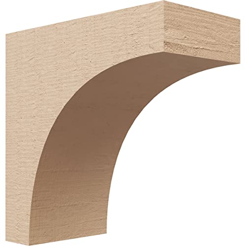 4"W x 8"D x 8"H Classic Huntington Rough Cedar Woodgrain TimberThane Corbel, Pr…
