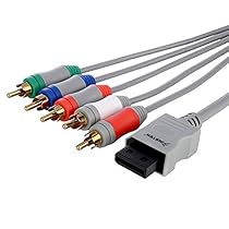 Insten Premium Component Audio Video Cable compatible with Nintendo Wii / Wii U to HDTV EDTV, 4.67 feet [Nintendo Wii]