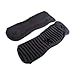 Non Slip Skid Socks with Grips, For Hospital Rehab, Yoga, Pilates, Barre, Traveling, Home Use, Grey (Black Grippy Lines) - Size S/M, 2 Pairs