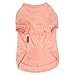Blueberry Pet Henry The Zebra Cotton Dog T Shirt in Light Apricot, Back Length 12