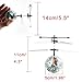 Flying Disco Ball- UPmall Rascal Mini Flying Ball, LED Flashing Helicopter Ball Built-in Shinning LED Lighting for Kids, Teenagers