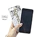 iPhone 7 & 8 - 4.7” - Protective Durable Slim Fit TPU Case / Cover / Bumper / Skin / Cushion - Street Fashion x White Marble Gold [WHITE GOLD]