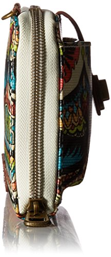 Sakroots Artist Circle Large Smartphone Crossbody, Natural One World