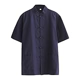 ZooBoo Men 's Tang Suit Summer Short - Sleeved