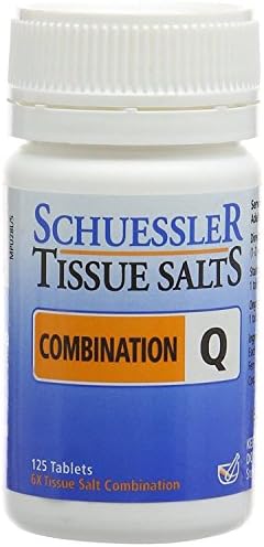 Schuessler Combination Q Tissue Salts Tablets 125 Tablets (Pack of 10)