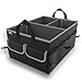 MIU COLOR Car Trunk Organizer for SUV, Collapsible Cargo Trunk Storage Organizer, Non Slip Bottom, Securing Straps
