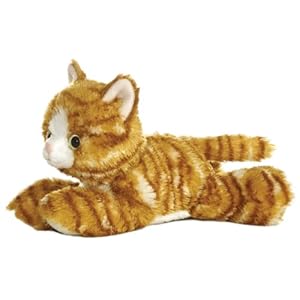 Aurora World Ltd 8-inch Mini Flopsie Molly Cat , Brown