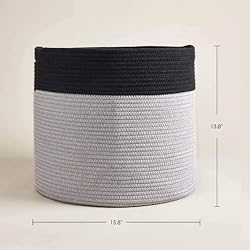Goodpick Cotton Rope Basket Baby Nursery Laundry