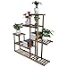 Multi-Tier Plant Stand Plant Flower Display Rack, Wood Planter Rack Flower Pots Holder Indoor Outdoor Flowers Shelf Organizer Storage Rack Shelving Unit, for Plants, Books, Shoes, Toysthumb 1
