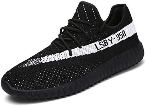 Men's Women's Lightweight Fashin Sneakers Athletic Knit Running Shoes Couple Tennis Fitness Jogging Shoes (39/8 B(M) US Women / 6 D(M) US Men, red)