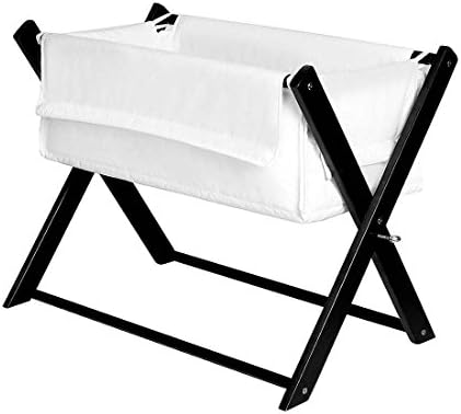Saplings Katie Crib + Mattress - Black Oak