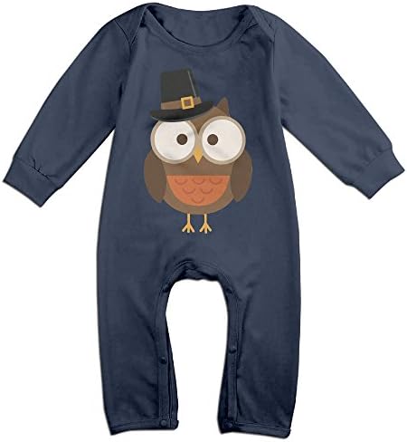 Cute Thanksgiving Turkey Hat Baby Onesie Bodysuit Toddler Romper Navy 18 Months