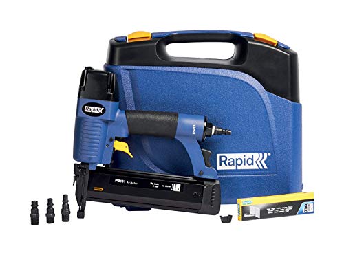 Rapid Nagelpistole Druckluft PB131, Druckluftnagler für Holz, Leistungsfähig, für Stauchkopfnägel 18Ga 15-50 mm – Bild 7