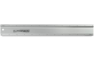 Alumicolor Alumicutter, Safety Ruler and Straight Edge, Aluminum, 36 inches, Silver (1316-1)