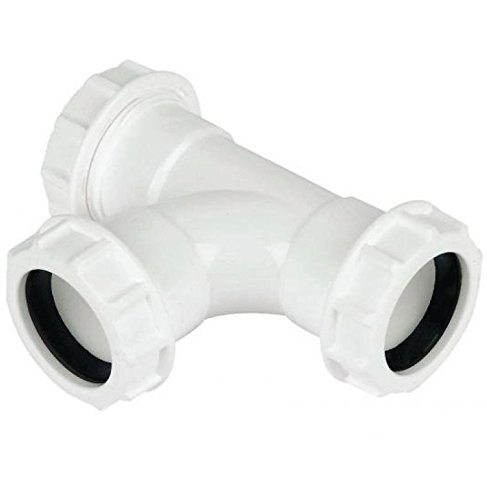 FLOPLAST 32mm Compression Waste Tee - White