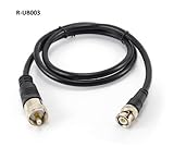 CablesOnline 3ft RG8x Coax UHF (PL259) Male to BNC Male Plug 50 OHM Antenna Ham Radio Cable (R-UB003)