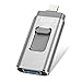 USB Flash Drives 128GB iPhone Memory Stick,EATOP External Storage Memory Stick Adapter Expansion for iPod / iPhone / iPad / Android & Computers (Silver) primary
